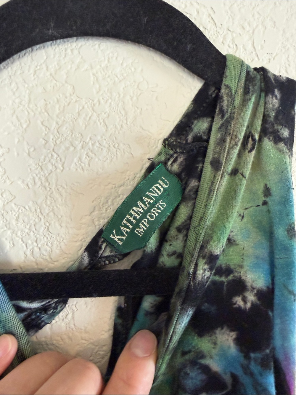 Kathmandu Multicolor Tie-Dye Racerback Crop Tank - Picture 5 of 5